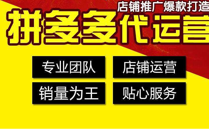 南京拼多多代運(yùn)營公司
