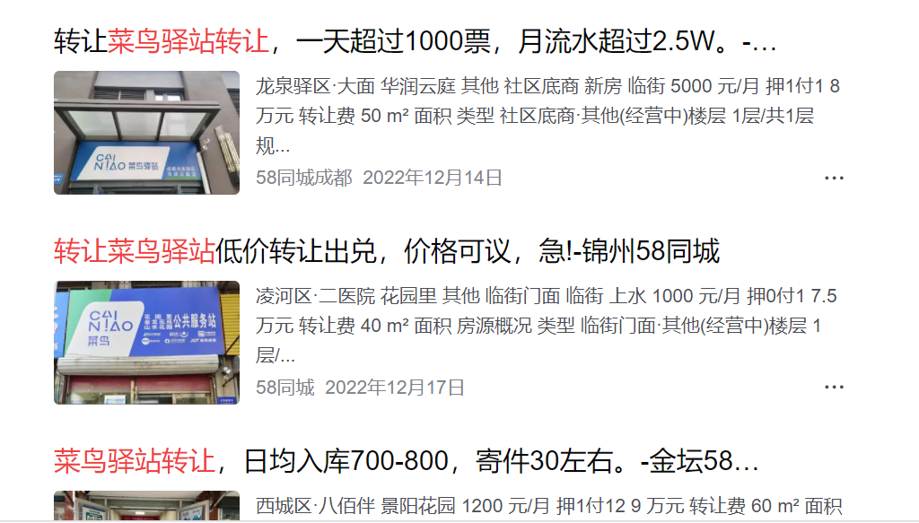 菜鳥驛站轉讓費一般是多少錢？菜鳥驛站轉讓必須更名過戶嗎？