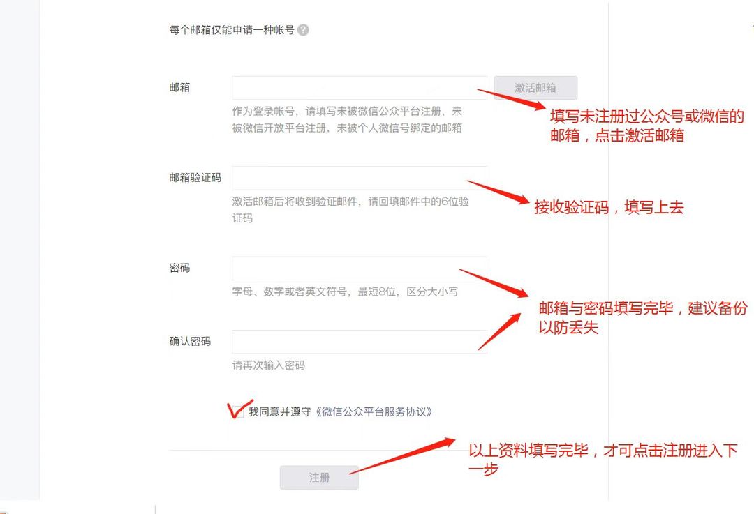 微信公眾號在哪里登錄帳號？分享公眾賬號注冊申請流程