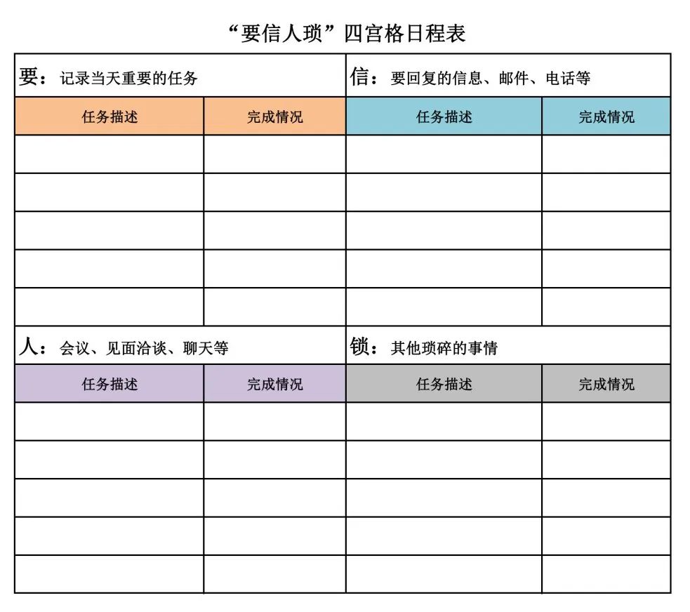 任務單模板（每日任務清單表格范本及高效管理的方法介紹）