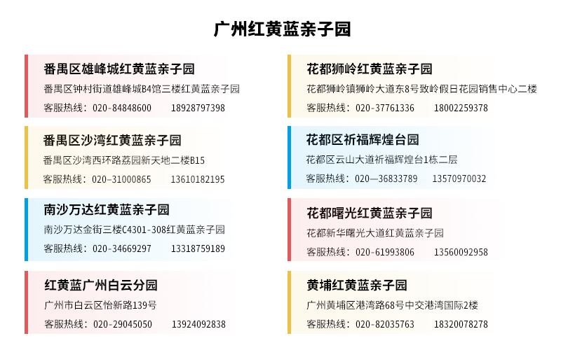 紅黃藍早教課程有哪些？紅黃藍親子早教簡介