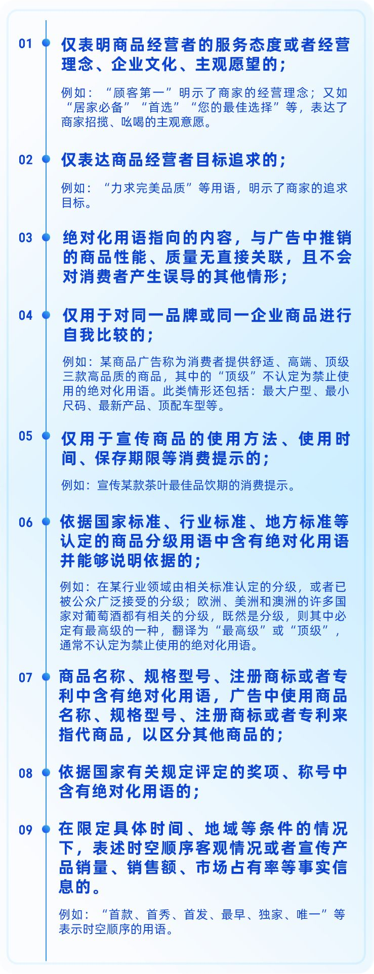 廣告極限詞有哪些？2023最新廣告極限詞規(guī)則表一覽