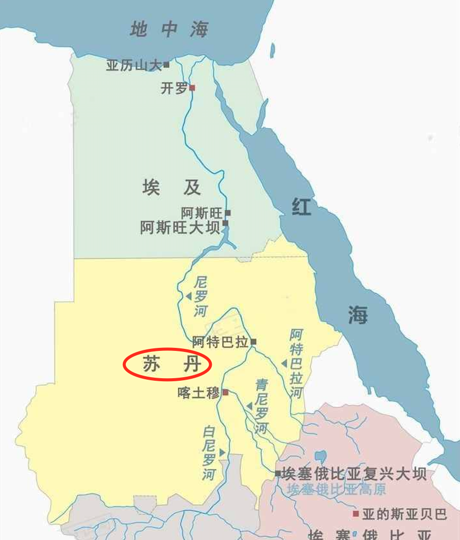 蘇丹是哪個國家？蘇丹地理位置及地圖