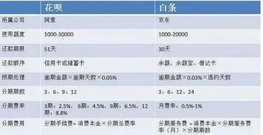 白條和花唄區(qū)別（京東白條開通流程及條件）